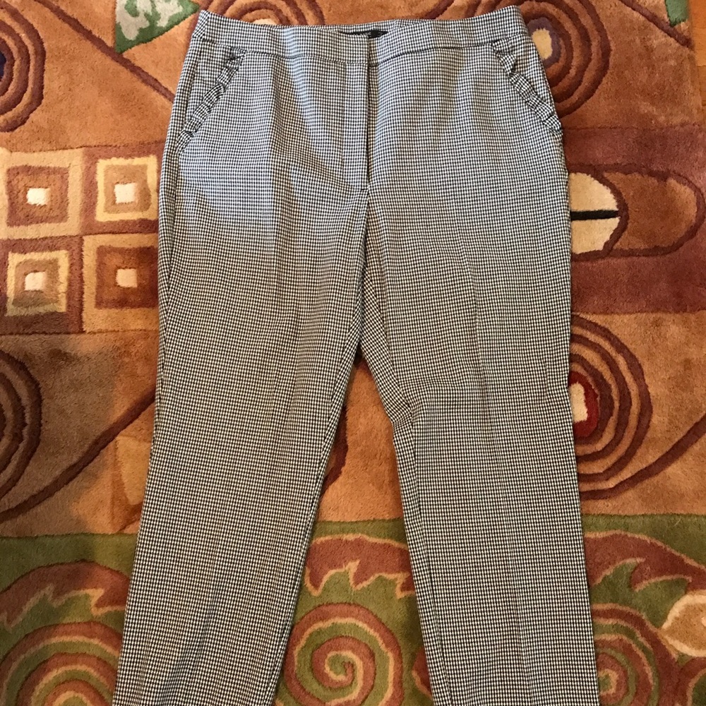 Never worn zara gingham slacks